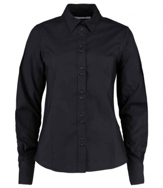 Kustom Kit K388 Ladies Long Sleeve Tailored City Business Shirt